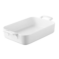REVOL Belle Cuisine 長方形把手盤 19 x 12.5 cm, 1個, 白色