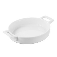 REVOL Belcuisine 橢圓手柄盤 14.5 cm, 1個, 白色