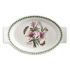 PORTmeIRION 波特玫琳恩 Botanic Garden 手工焗烤盤 中 32cm, 杜鵑花, 1個