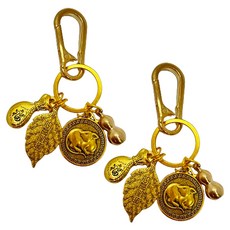 리빙다 12지 다복 행운 키링, 쥐, 2개