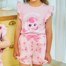 emotioncastle 女童款閃亮閃亮Catch Teenieping Hchuchu可愛居家服套裝