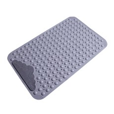 Sonio Cloud Brush 浴室防滑墊, 01 灰色, 1個