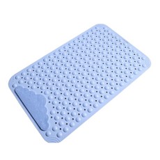 Sonio Cloud Brush 浴室防滑墊, 03 藍色, 1個