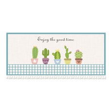 아티홈 내추럴 심플 벨크로 캐비닛 커튼