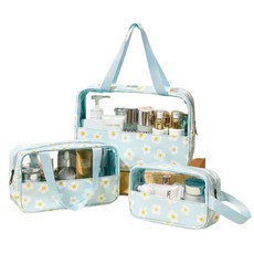 EVER HOUSE 花香沐浴包3件組, 藍色