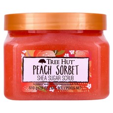 TREE HUT 樹上小屋 身體磨砂膏 桃子香, 510g, 1罐