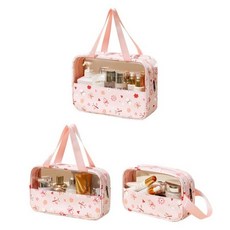 EVER HOUSE 花香沐浴包3件組, 粉紅色