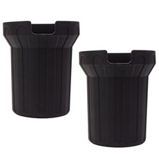 Block Mart 隨行杯底部保護矽膠套 900ml, 黑色, 2個
