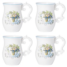 Lenox 雷諾克斯 Autumn Studio 馬克杯 443ml, 4個, 混合色