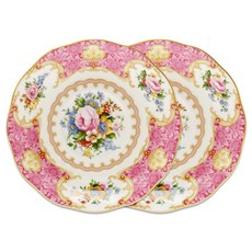 ROYAL ALBERT Lady Carlisle 盤子, 2個, 混合色
