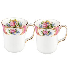 ROYAL ALBERT Lady Carlisle 馬克杯, 2個, 單品, 混合色