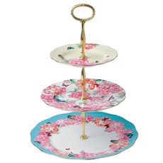 ROYAL ALBERT 米蘭達·可兒 3層蛋糕架, 喜悅 + 感恩 + 奉獻, 1個