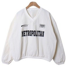 Sugarfun Metro V領長袖大學T