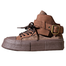 페이퍼먼츠 통굽 빈티지 하이탑 캔버스화 01667