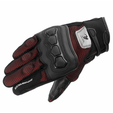 KOMINE 網眼智能觸控手套 雙手套組 GK-2153, 紅色