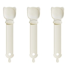 寵物 Arti Pet 條狀零食擠壓匙, 3個, 白色