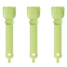 寵物 Arti Pet 條狀零食擠壓匙, 3個, 綠色