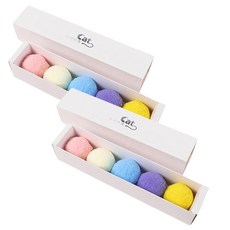 Gimmyongnyang貓咪Udada毛絨球 5件組, 混色, 2組