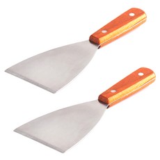 coving 三角鐵板刮刀, 木質, 2個, 單品