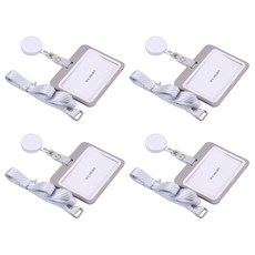 Khohimo 掛頸式員工證卡套 橫式 3W160, 1套, 灰色