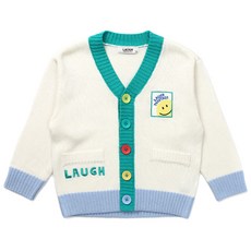 LaughingChild 兒童款微笑配色開襟衫