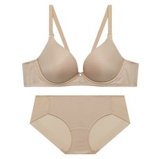트라이엄프 여성용 데일리 풀컵 브라 팬티 세트