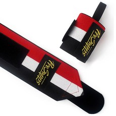 Muzen 健身護腕帶 基本款 2入, 1套, 紅白色