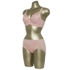 트라이엄프 여성용 레이스 풀컵 브라 팬티 세트