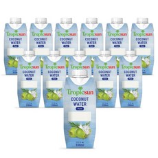 [Cool & Mall] Tropic Sun 純椰子水 330ml, 12個