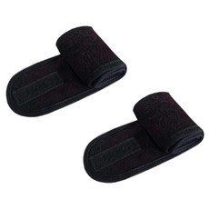 엠케이존 벨크로 세안 헤어터번, 블랙, 2개