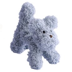 yarna DIY 패키지 모루 강아지 놀아줘멍 인형 만들기 1마리 + QR 동영상 세트, 14 블루그레이, 1세트