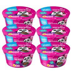 孩童碗裝泡麵, 6入, 91g, 黑炸醬麵