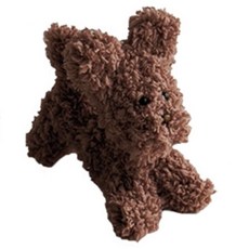 yarna DIY 패키지 모루 강아지 놀아줘멍 인형 만들기 1마리 + QR 동영상 세트, 17 초코브라운, 1세트