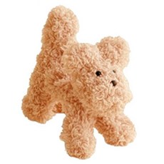 yarna DIY 패키지 모루 강아지 놀아줘멍 인형 만들기 1마리 + QR 동영상 세트, 6 샌드베이지, 1세트