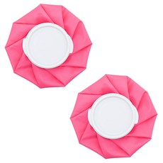 運動冷卻家用冷敷冰袋 粉紅色 15cm, 2個