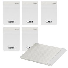 데이스토리 PP 방안메모패드 수첩 A6, 백색, 80매, 6개 문구/오피스/노트/메모지 반품 최저가 7,560원