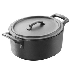 REVOL Belcuisine 陶瓷橢圓形烤盅 13.5cm, 1個, 黑色