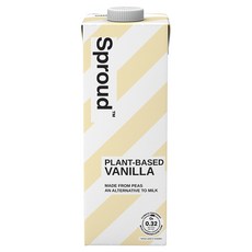Sproud 豌豆蛋白飲 香草味, 1瓶, 1L