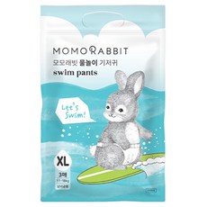 모모래빗 물놀이 팬티형 수영장 기저귀 아동공용, 특대형(XL), 3매
