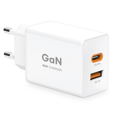 엑토 포텐 45W GaN PD PPS QC 초고속 멀티 충전기 MTA-58, 화이트, 1개