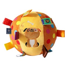 DING DONG PET 狗狗拉繩球玩具, 1個, 混合顏色