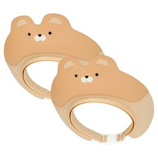 THEMOTHER 小熊嬰兒洗髮帽, 米色, 2個