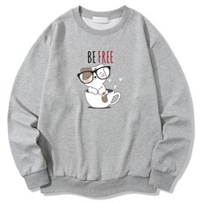 일루소 남여공용 커피잔냥이 특양면 맨투맨