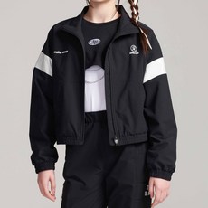 applepink 女童配色化纖短版夾克 T261