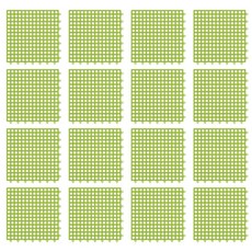 블럭마트 욕실 물빠짐매트 퍼즐매트 16p, 그린, 1개