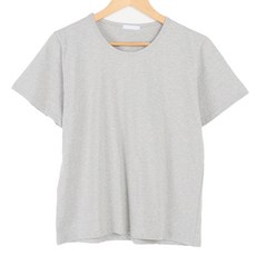 빼빼 여성용 통기성 라운드넥 코튼 베이직 반팔 티셔츠