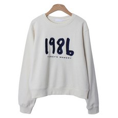 슈가펀 소비니 라운드 긴팔 맨투맨