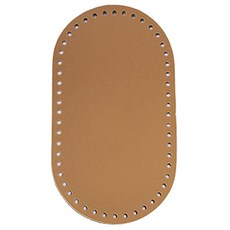 Yarna 橢圓形皮革底 + 塑膠底板組合 23 x 13 cm, 基本人造皮革駝色, 1套