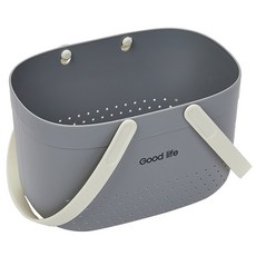 Saenghwalgongsik 簡約瀝水沐浴籃, 灰色