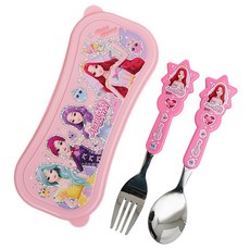 秘密Jouju 湯匙叉子餐具盒組 PR004, 1個, 湯匙 + 叉子 + 餐具盒, 星之寶石